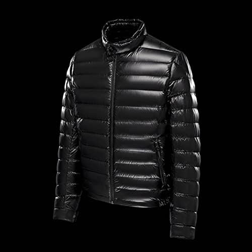 Lightweight Down Jacket Men's Short Fall/winter Stand-collar Goose Down Jacket