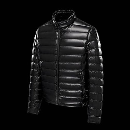 Lightweight Down Jacket Men's Short Fall/winter Stand-collar Goose Down Jacket