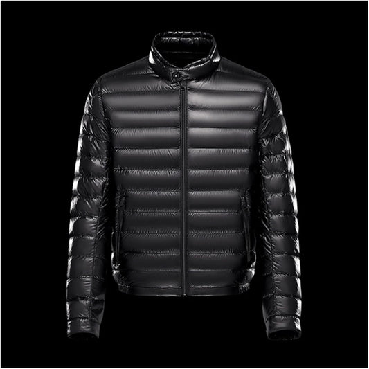 Lightweight Down Jacket Men's Short Fall/winter Stand-collar Goose Down Jacket