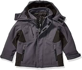 Reebok Boy's Active Super Soft Shell Jacket Down Alternative Coat